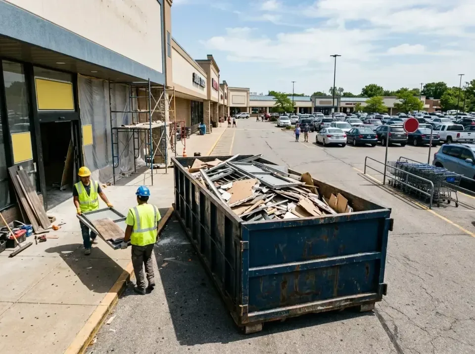 retail-store-renovation-debris-003 — frequently asked questions, Roll-off Dumpster Rentals in Cinco Ranch, TX
